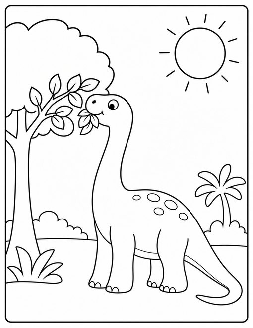 Brachiosaurus Tree Leaves