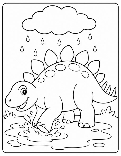 Stegosaurus Puddle