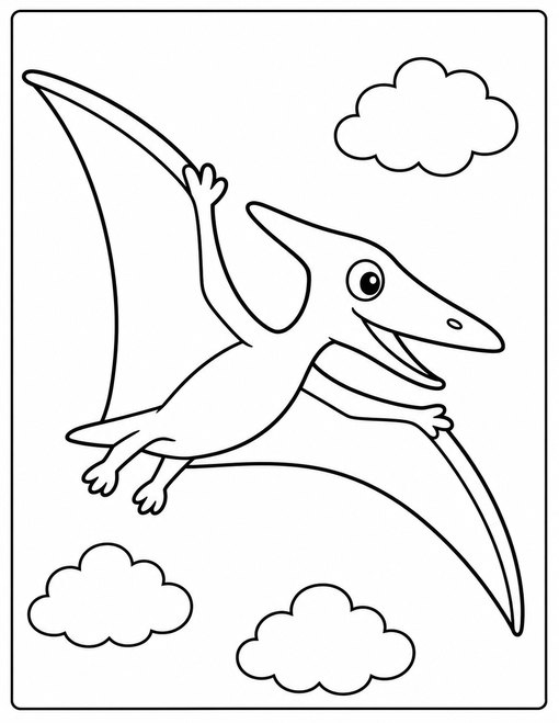 Pterodactyl Cloud Flight