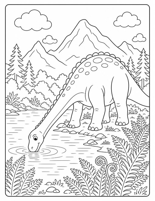 Brachiosaurus Lakeside