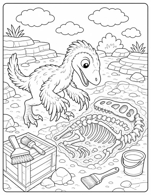 Raptor Fossil Dig