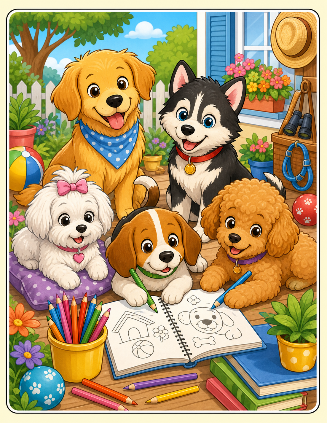 Dog Coloring Pages
