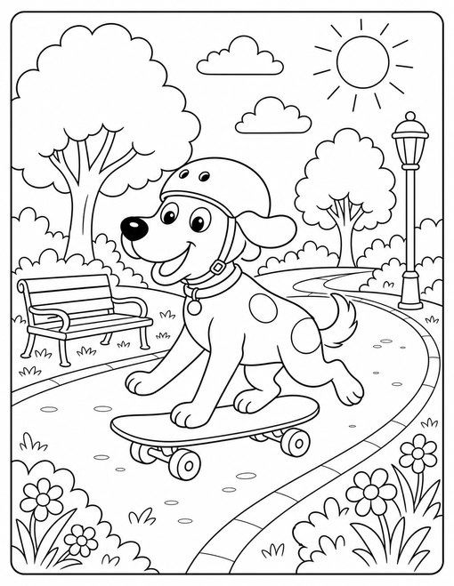 Dog Skateboard Park