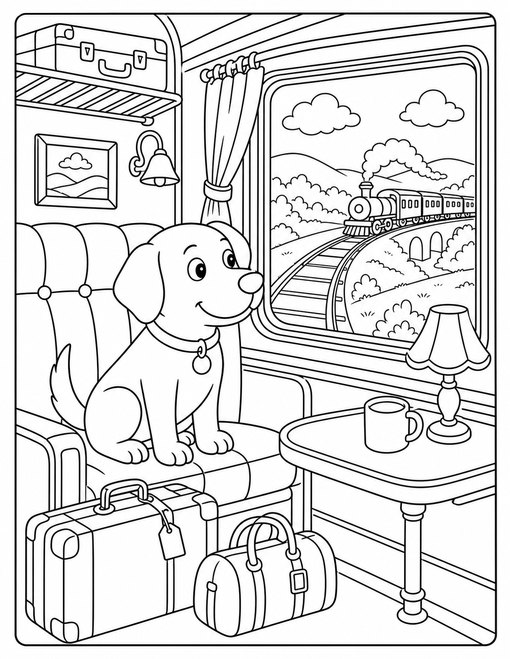 Dog Train Journey