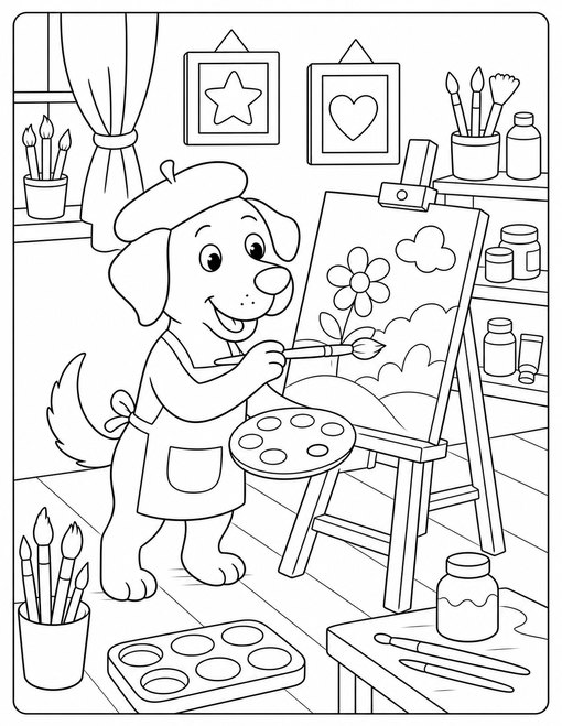 Dog Painting Studio