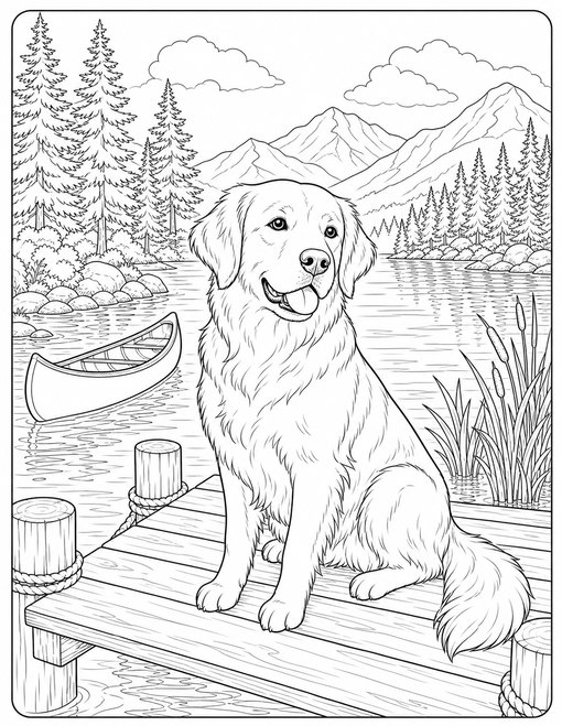 Golden Retriever Lake