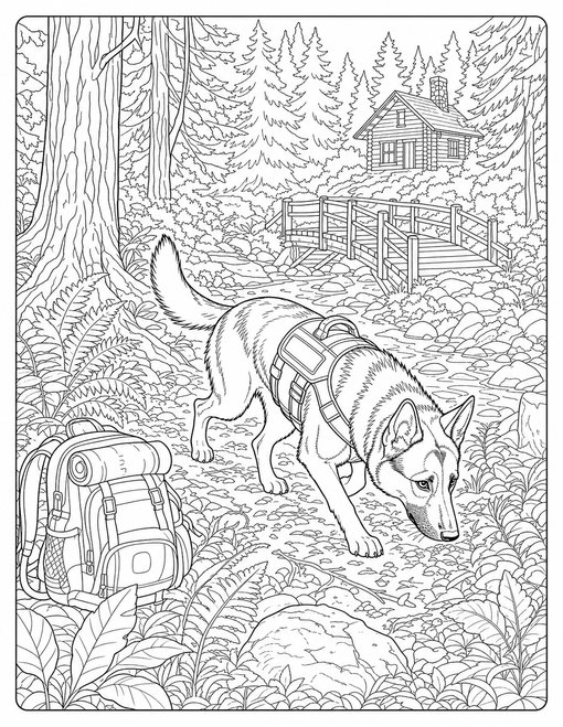 German Shepherd Forest Search