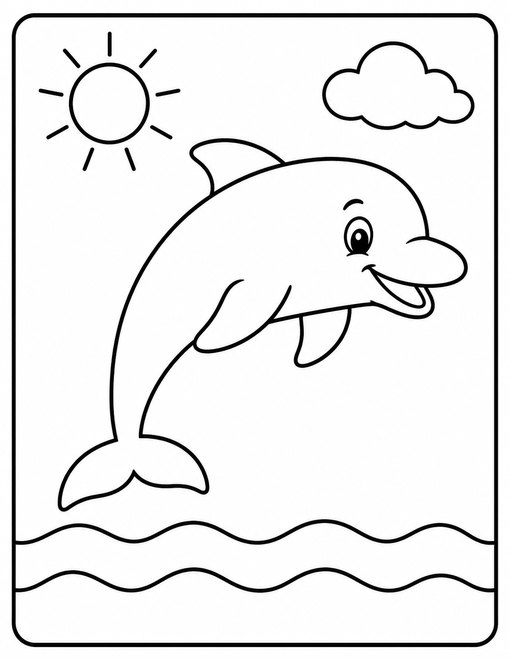 Happy Dolphin Jump