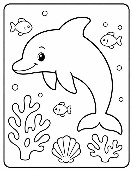 Dolphin Coral Friend