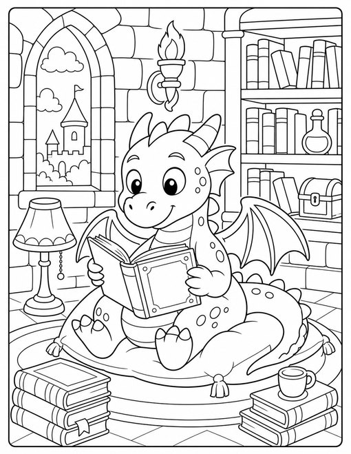 Dragon Library Reading