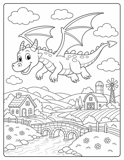 Dragon Flying Hills