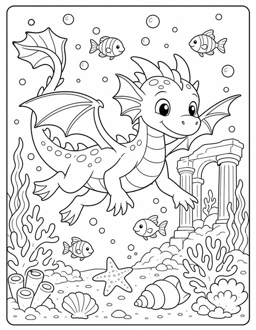 Dragon Underwater Reef