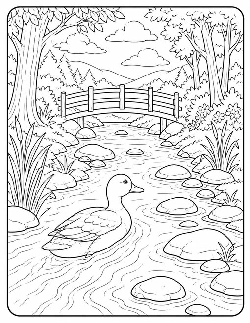 Duck Stream Swim