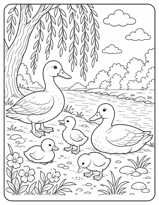 Duck Family Rest