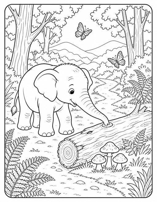 Elephant Log Exploration