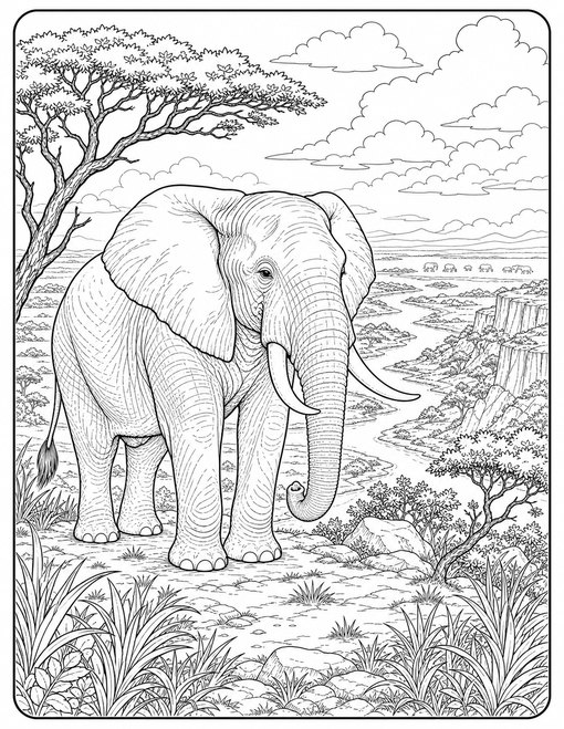Elephant Matriarch Closeup