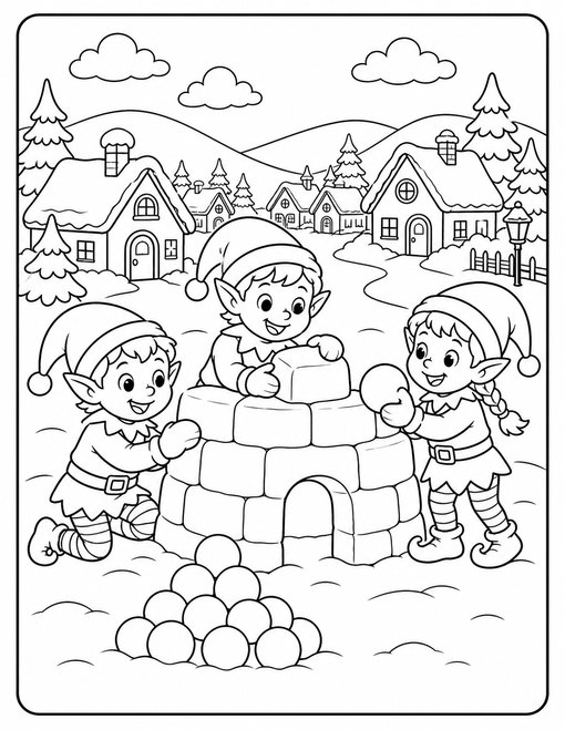 Elf Snowball Fun