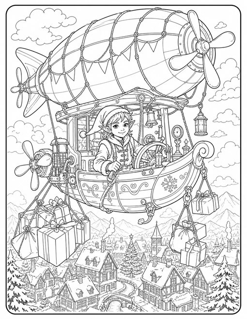 Airship Gift Delivery