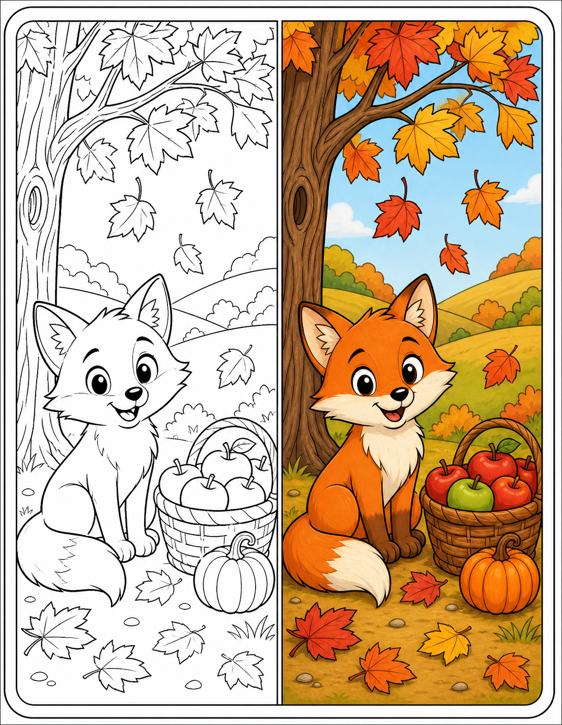 Fall Coloring Pages