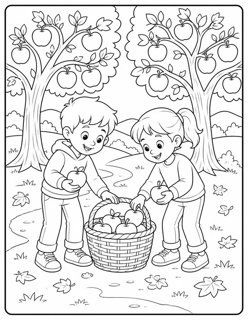 Apple Orchard Picking
