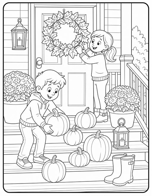 Cozy Porch Decorating