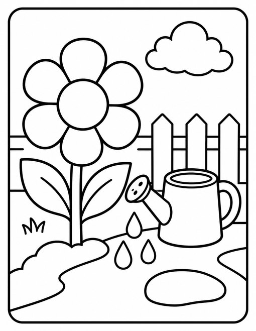Watering Flower
