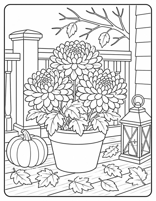 Autumn Chrysanthemums