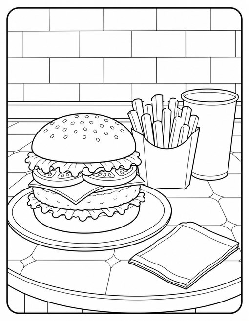 Burger And Fries
