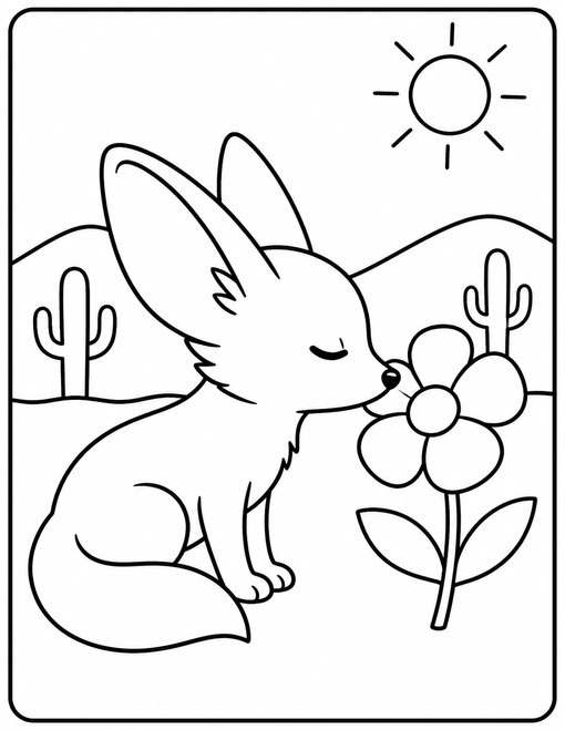 Fennec Desert Flower