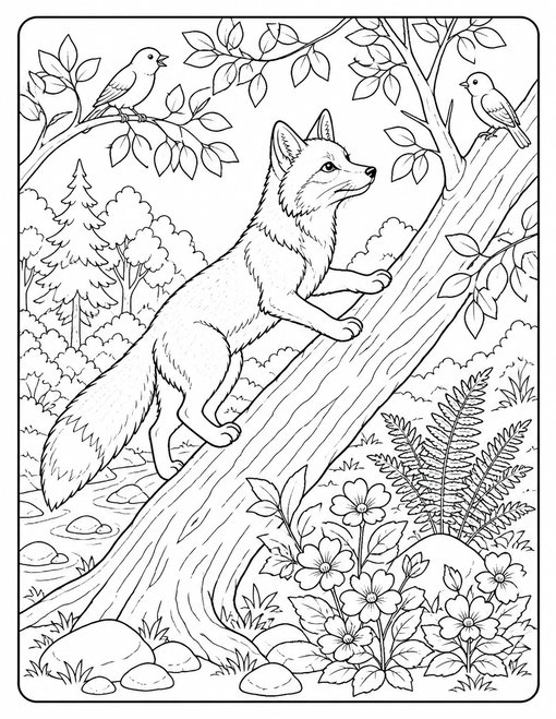 Gray Fox Tree Climb