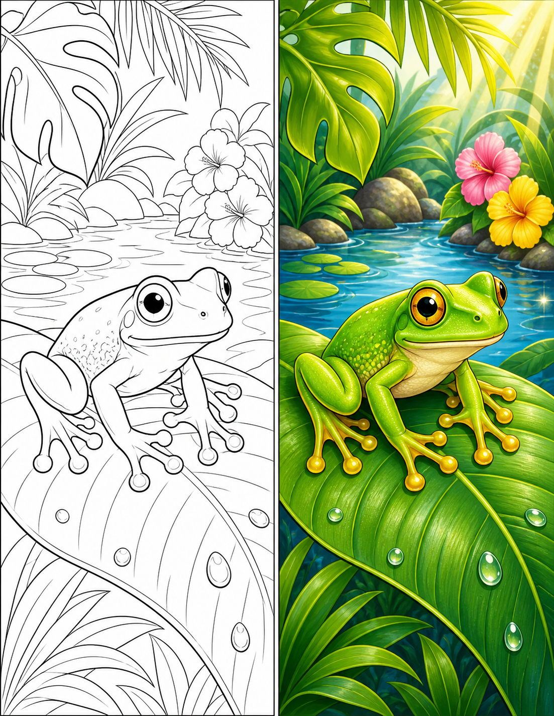Frog Coloring Pages