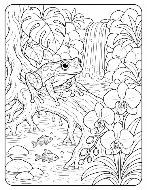 Frog Rainforest Pool