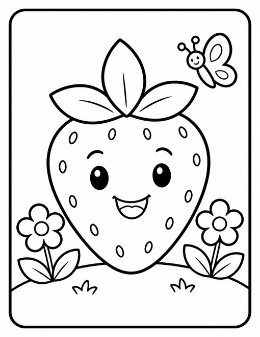 Strawberry Flower Patch