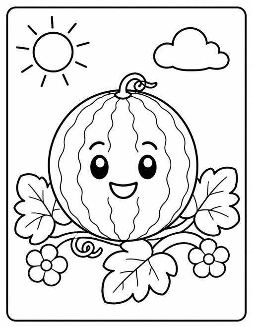 Watermelon Summer Field