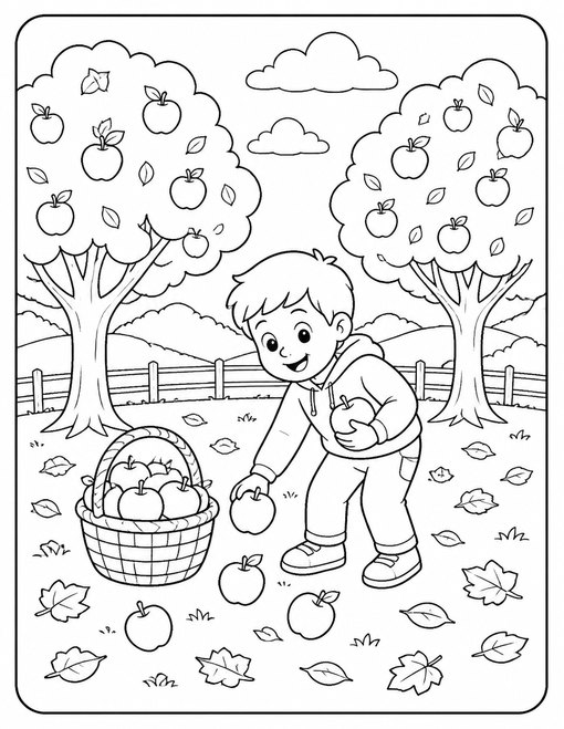 Apple Basket Harvest