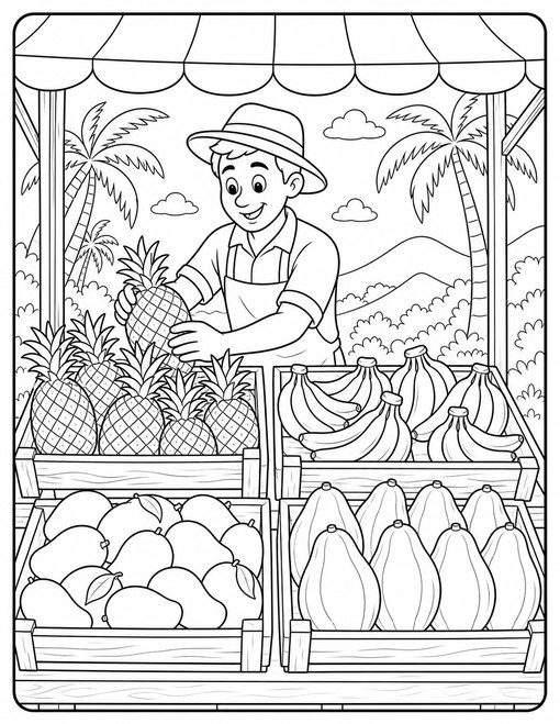 Tropical Fruit Market