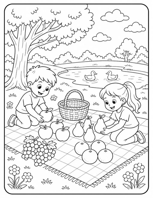 Fruit Picnic Spread