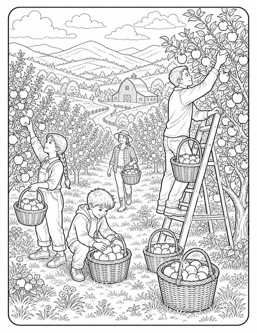 Orchard Harvest Landscape