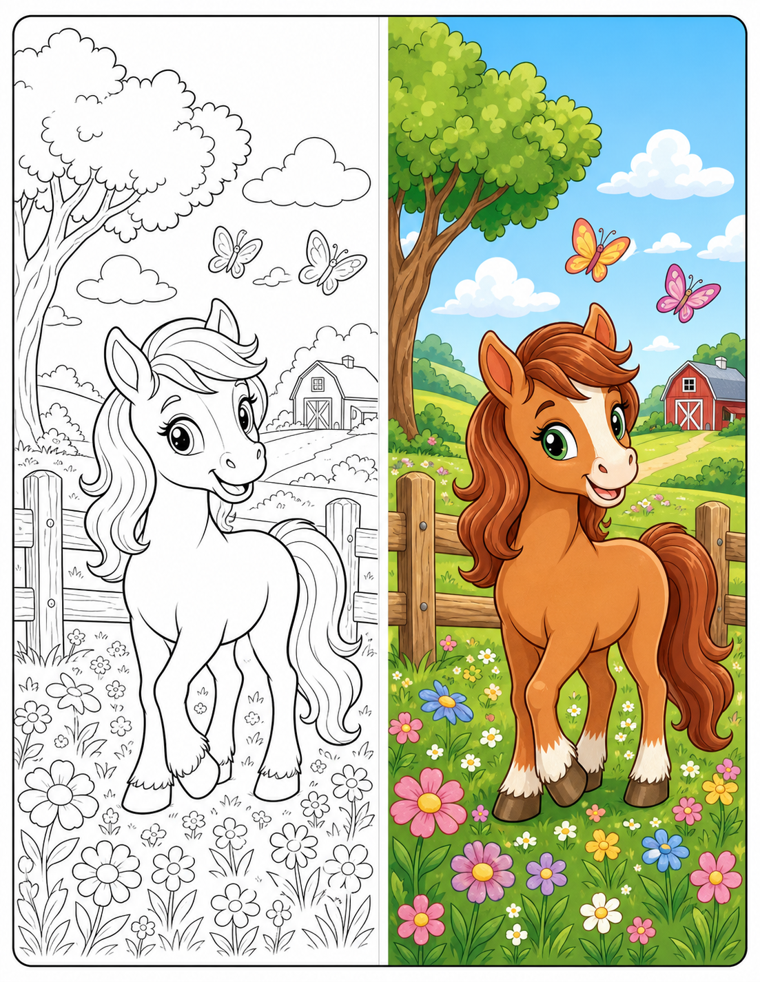 Horse Coloring Pages