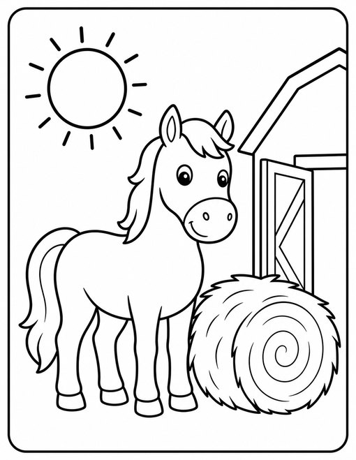 Horse Barn Hay