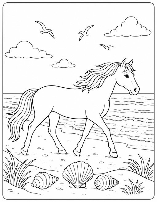 Beach Horse Walk