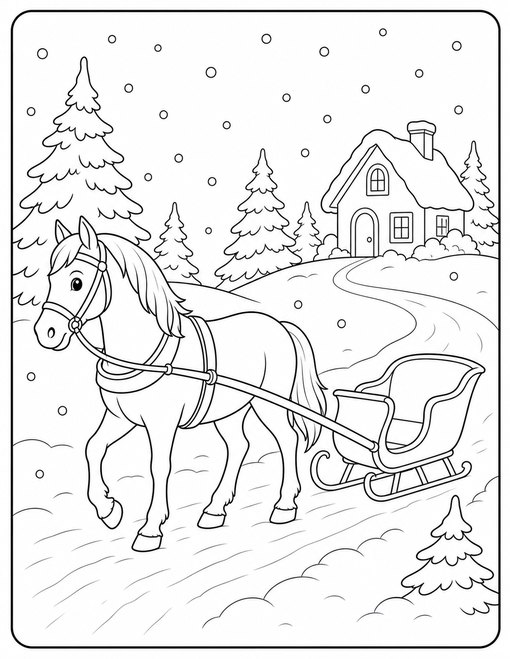 Snowy Sleigh Ride