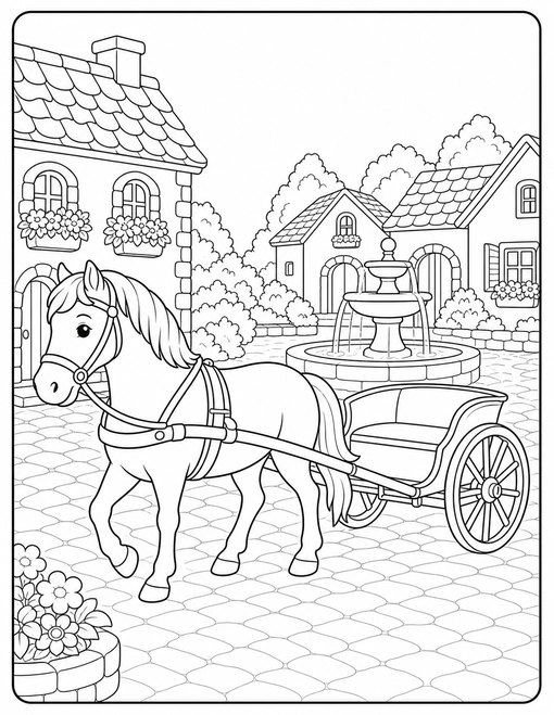 Village Carriage Horse