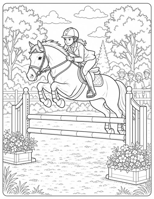 Show Jump Garden Course