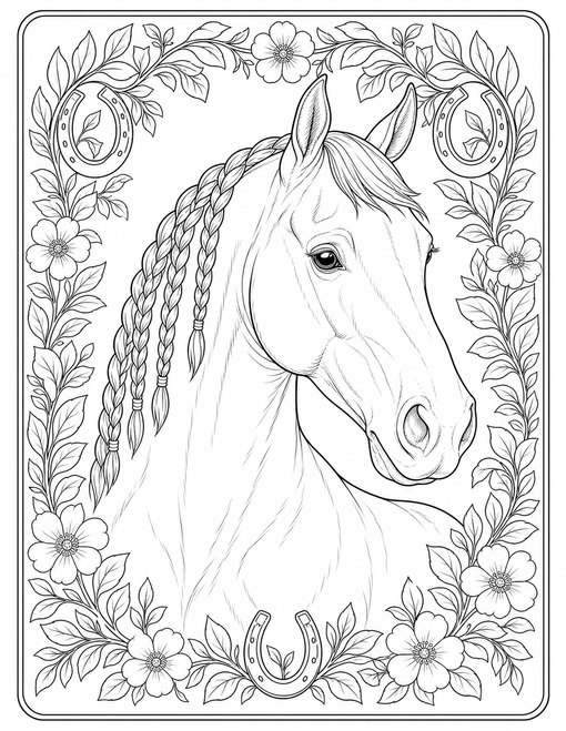Braided Mane Portrait