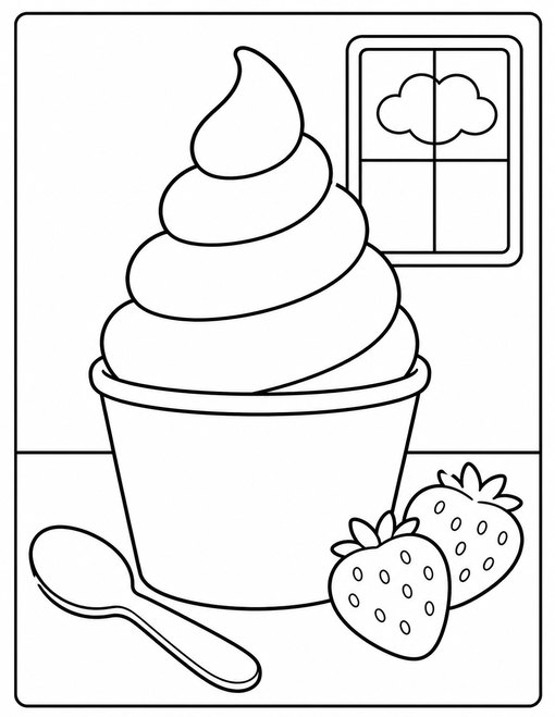 Ice Cream 005 Soft Serve Cup