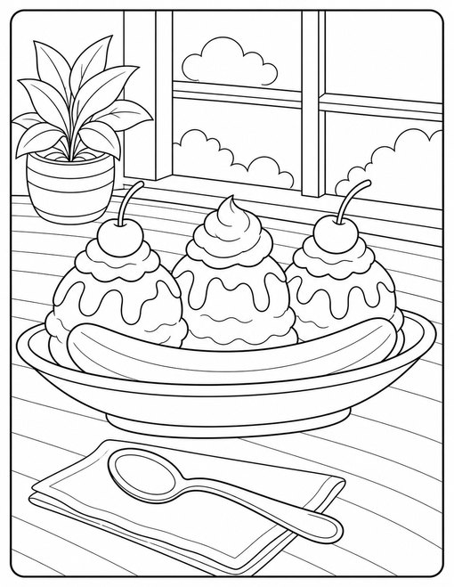 Ice Cream 009 Banana Split Feast