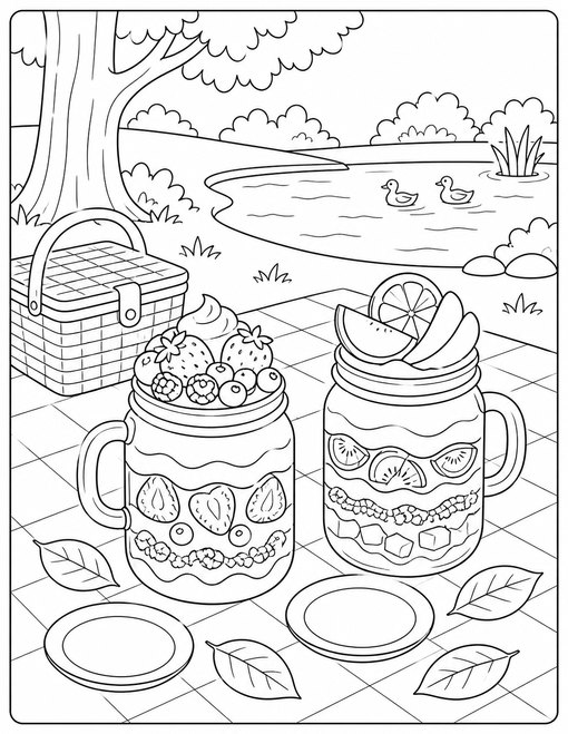 Ice Cream 015 Picnic Sundae Jars