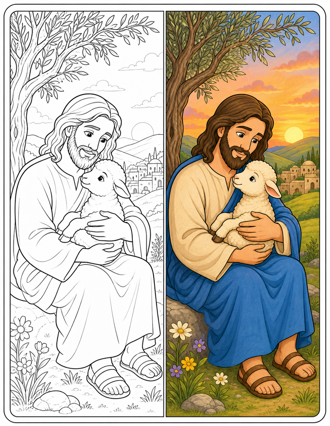 Jesus Coloring Pages