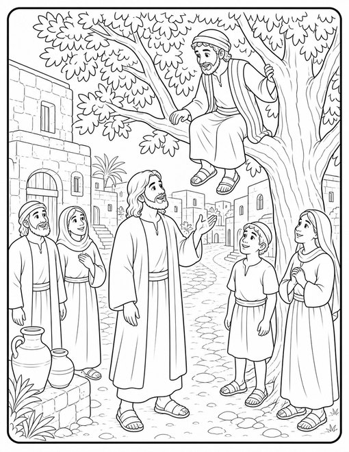 Zacchaeus In Tree